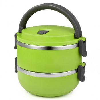 2 Layer Stainless Steel Lunch Box - Kitchen Appliances - Best Price in Pakistan - HitShop.pk